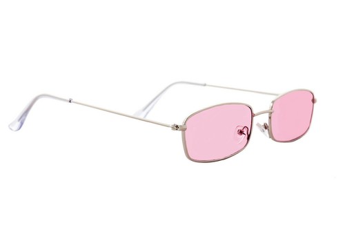 SMALL RECTANGULAR FRAME MODERN FASHION SUNGLASSES MEN WOMEN - Picture 22 of 26
