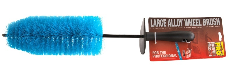 Alloy Wheel Brush Large Pro Heavy Wheel, Grill, Spoke or Engine Cleaning Brush