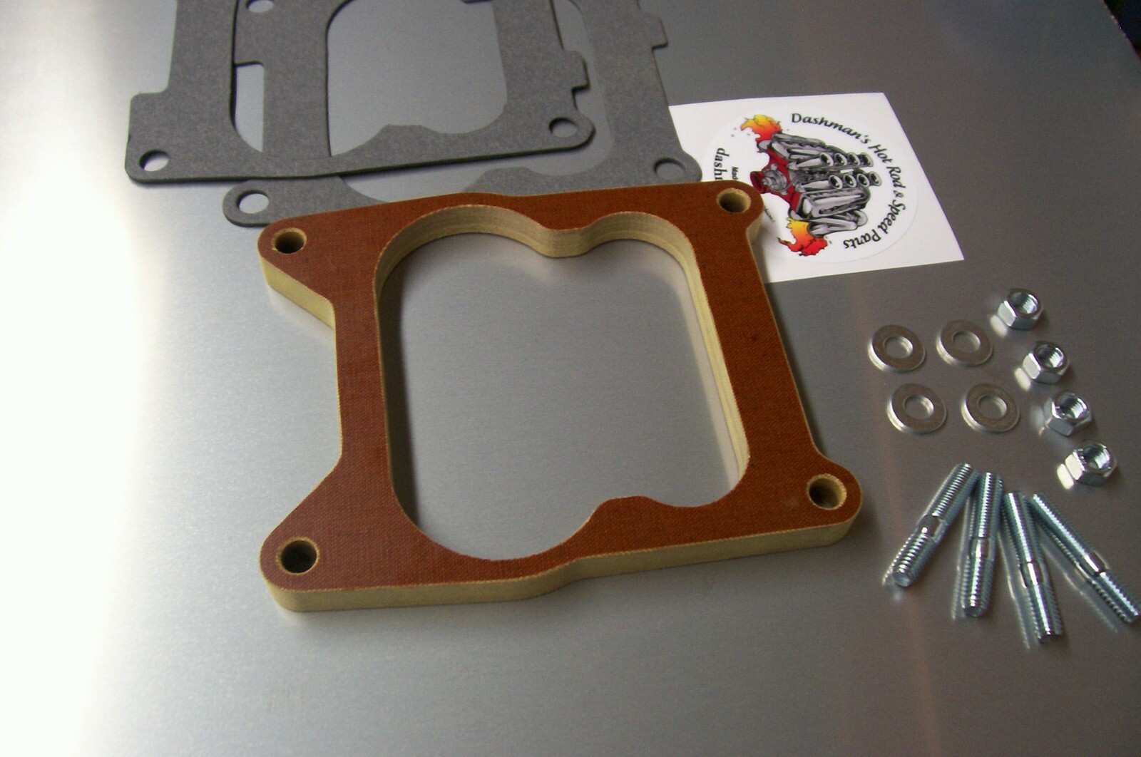 For Rochester Quadrajet Carb Phenolic Insulator Spacer Heat Soak Riser