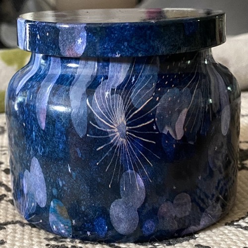 Anthropologie Volcano Candle Petit Glas Capri Blue All A Glow 8 Unzen NEU $24 - Bild 3 von 10