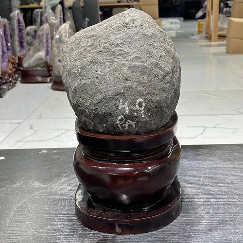 10.86LB Natural high-quality amethyst cave amethyst coin bag spiritual energy - 第 12/14 張圖片