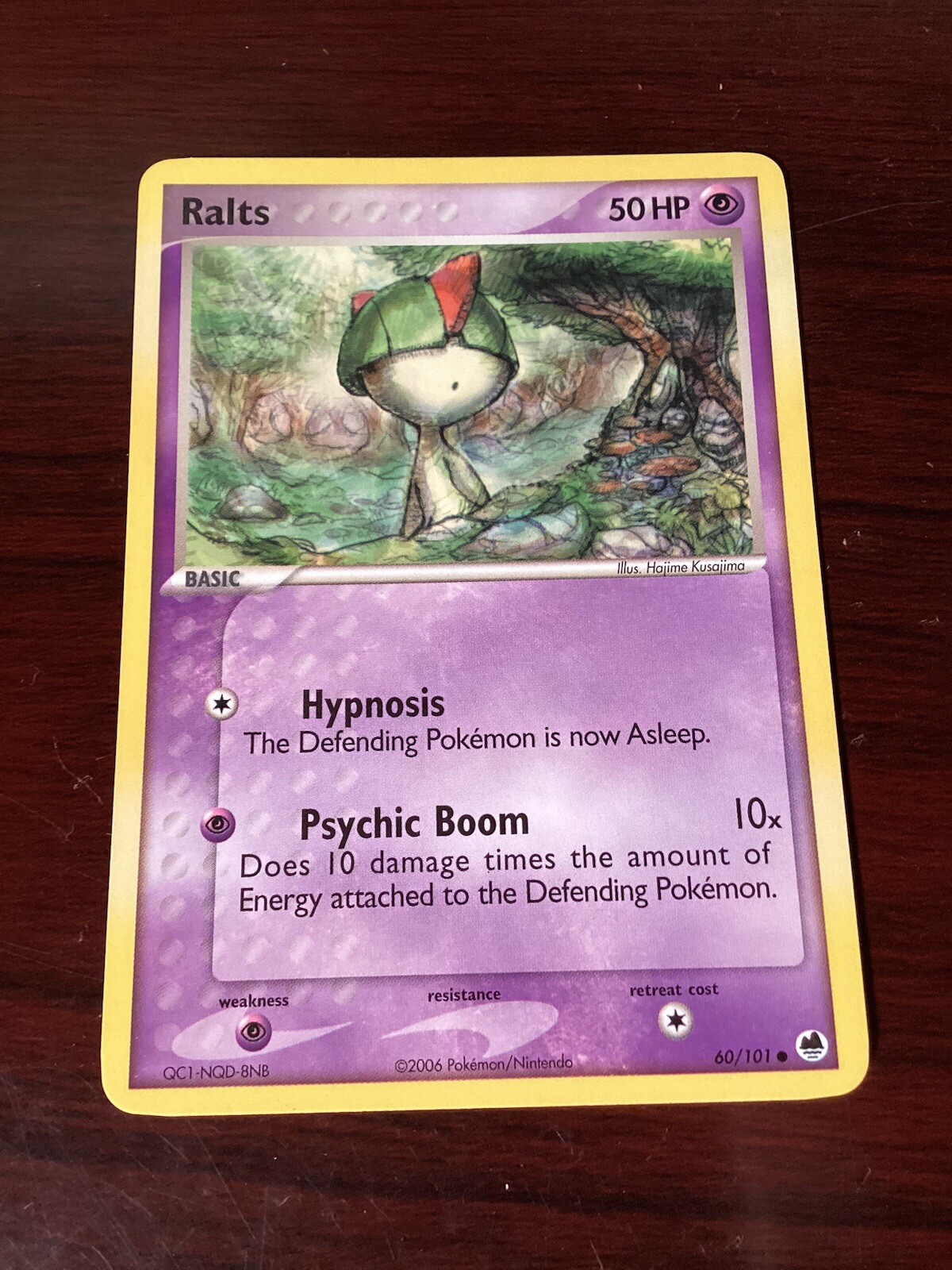 Pokemon Card Ralts 60/101 Regular Dragon Frontiers LP