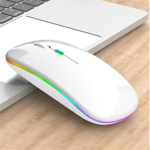 Rechargeable+Usb Optical Wireless Led Mice For Light Mouse Pc Laptop Cordless - Picture 17 of 19