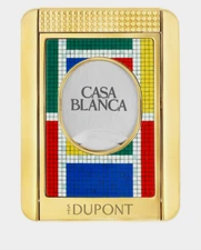 S.T. Dupont Cigar Cutter W/ Stand, Multi Colored Casablanca, 003432, New In Box