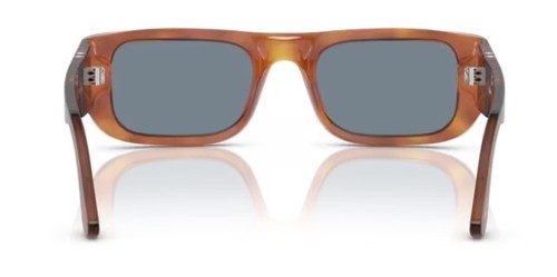 Persol 0PO3362S 96/56 Terra di siena / Blue Oval 55mm Unisex Sunglasses - Picture 3 of 5