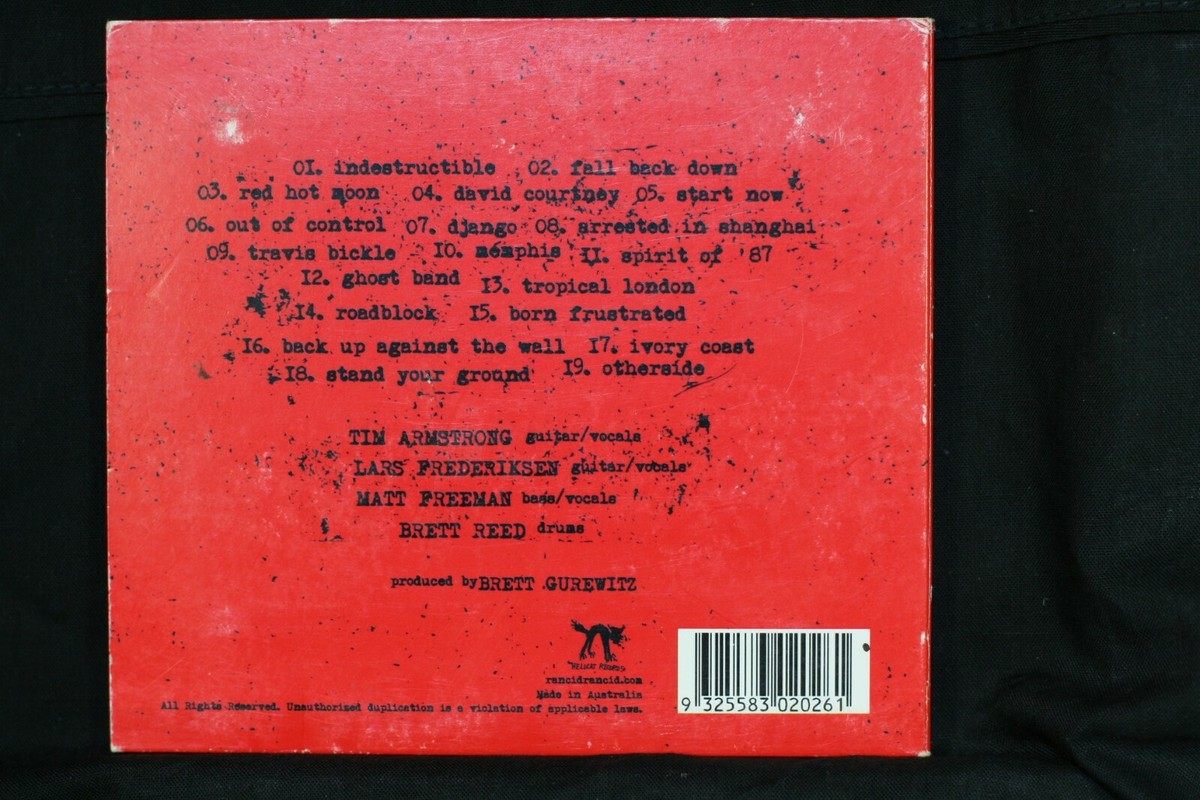 Rancid ‎– Indestructible - CD (C1008) | eBay