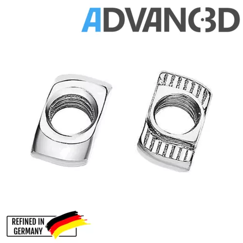 Advanc3D 50x Hammermutter Nut 6 B-Typ M5 (EU20) z.B. für Aluprofil Nutenstein