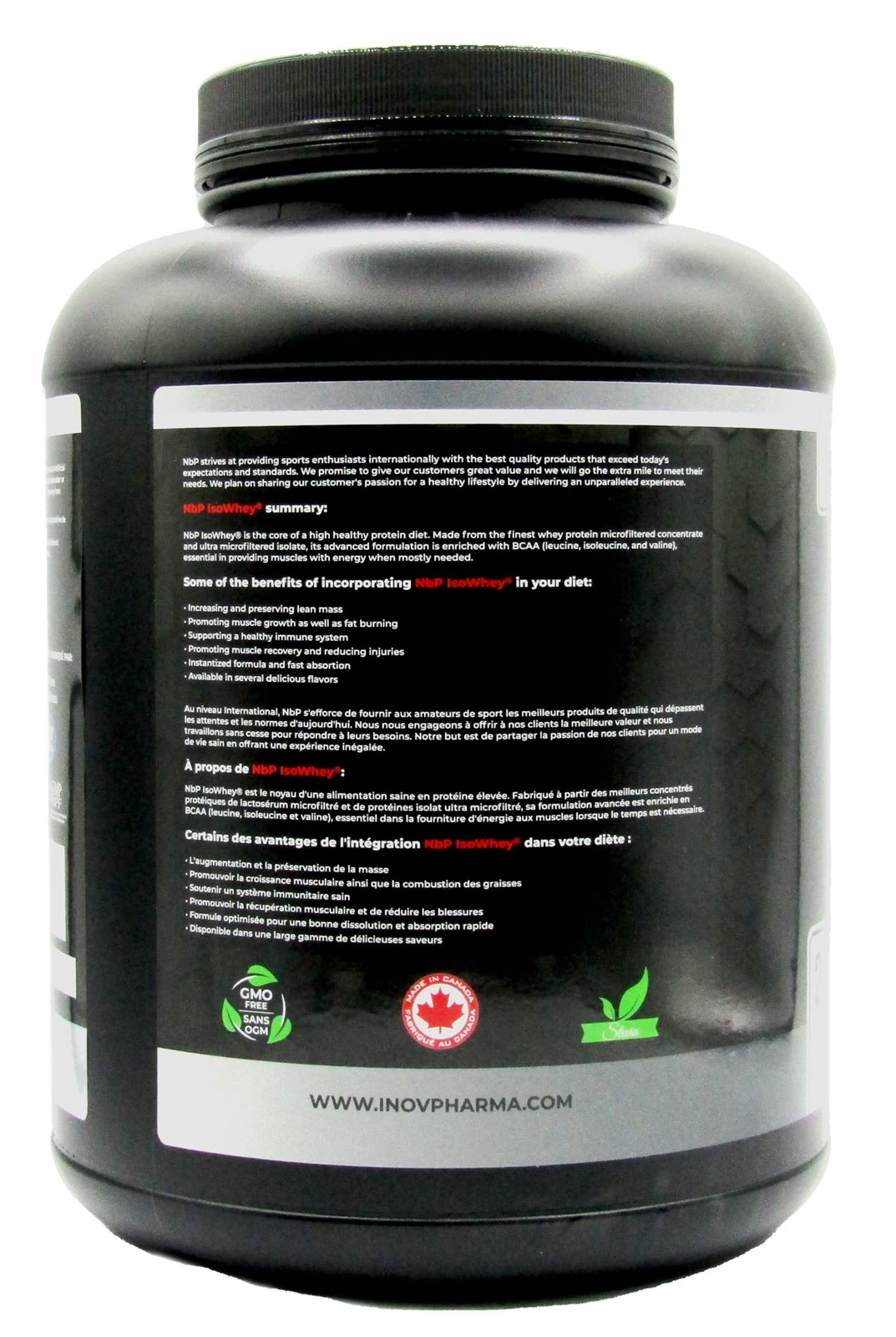 Sunshine Biopharma Isowhey Vanilla Protein Powder 5 lbS 2.27 kg. Ultra