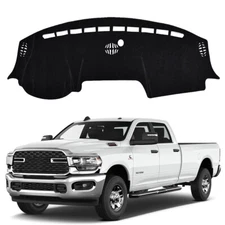JJMY Dash Cover Dashboard Mat Non-slip For 2019-2025 Dodge Ram 1500 2500 3500