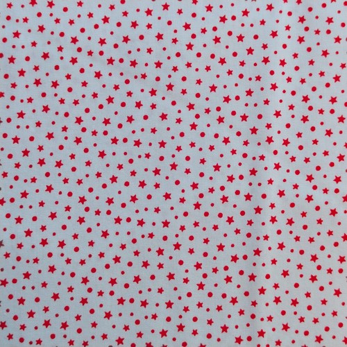 100% Cotton Fabric with Stars Print Ideal for Sewing, Crafting & Dressmaking - Picture 23 of 49