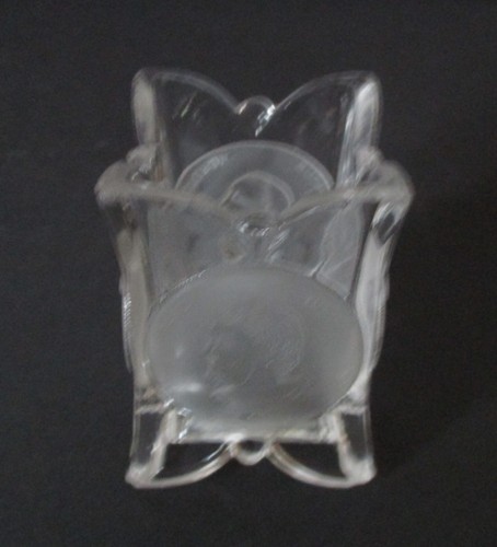 1893 Souvenir Clear Glass Coin Toothpick Columbian Exposition Chicago Illinois - Photo 4 sur 7