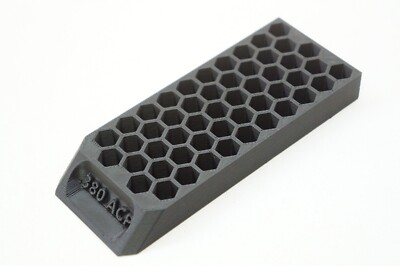 Bullet Tray Reloading Block .380 ACP Dillon Hornady RCBS 3D Frankford 50rds