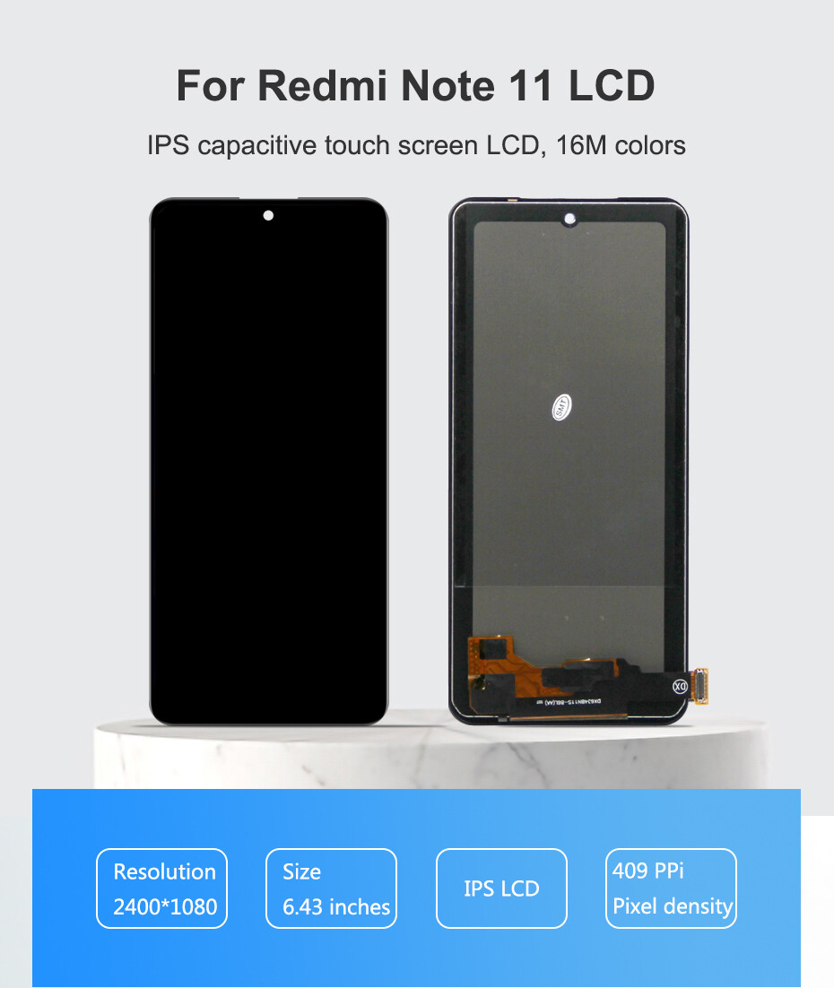 For Xiaomi Redmi Note 11S Display Lcd Touch Screen Digitizer