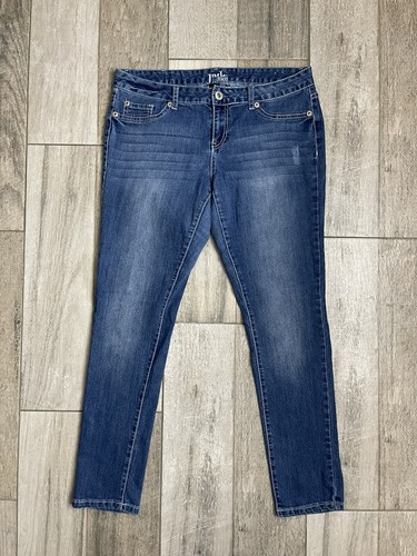 Jade Skinny Stretch Jeans Womens Size 13/14 Mid Rise Blue Denim 34X29 Fast Ship