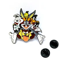 LOONEY TUNES PIN Character Burst Warner Bros Toons Classic Gift Enamel Brooch