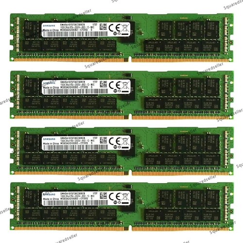 Samsung（ 4 x 16GB ）64GB 2666MHz ECC RAM 2Rx4 DDR4 Registered DIMM Server Memory - Picture 1 of 4