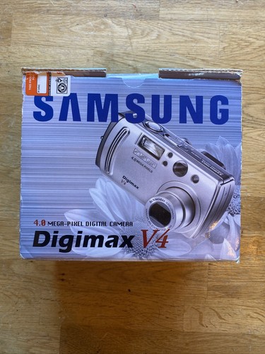 Samsung Digimax V4 Digital 4MP Camera 12 X Zoom Box, Manual & CD + Case - Picture 18 of 21