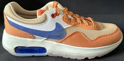 Nike Air Max Motif Orange Blue Shoes Sz 6.5Y Women 8 New Rare DH9388 200