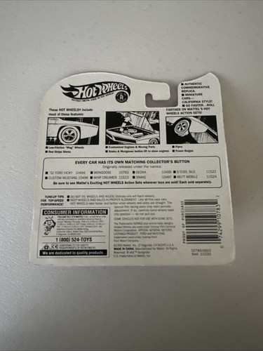 1994 Hot Wheels Exclusive Series II Tom Mongoose McEwen Diecast Red Maroon - Picture 7 of 7
