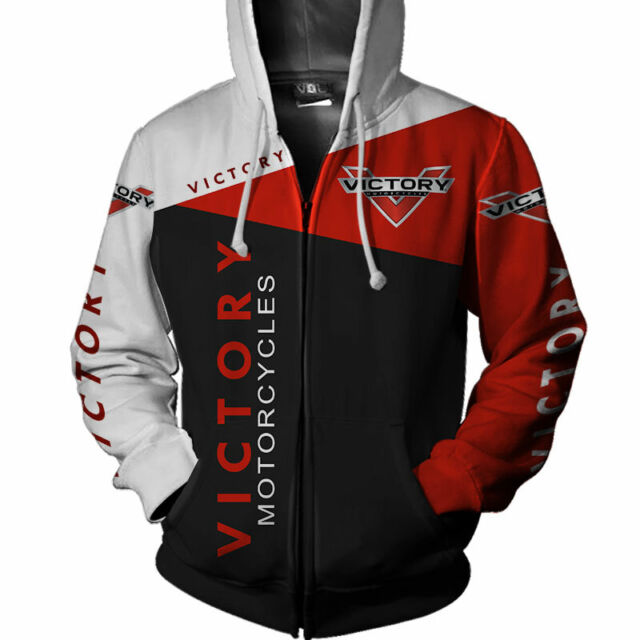 Victory Motorcycle-Men's Zip up Hoodie Shirt-00749 | eBay