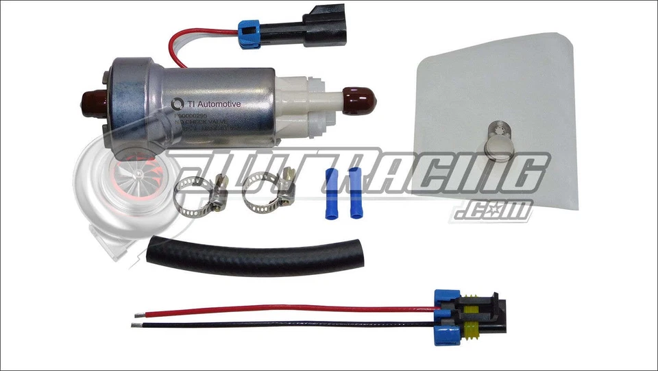Kit de instalación y bomba de combustible compatible con Walbro/TI Auto 535lph F90000295 Hellcat E85 Foto 2 de 4