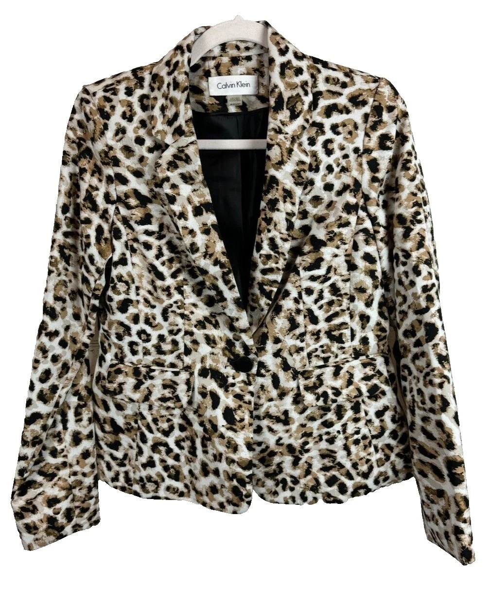 Estampado Animal Calvin Klein Blazer para Mujer