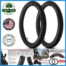 19-Inch Butyl Rubber Inner Tubes for Dirt Bikes - Puncture Resistant Design