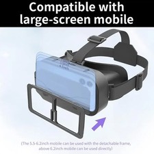 VR Headset 3D Virtual Reality Glasses for Smartphones 4.7-7.2" iPhone 3