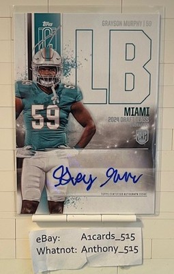 Grayson Murphy - 2024 Totally Certified Rookie Auto #RCA-GM - Miami Dolphins