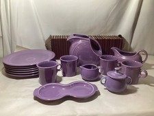 RARE Homer Laughlin Retired LILAC Fiesta Ware Set, LIMITED RUN 1993-1995