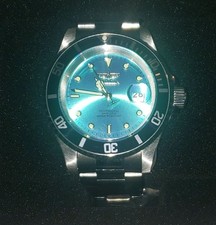 Invicta Pro Diver Blue Dial Analog Wristwatch Stainless Steel Quartz 200m