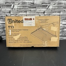 United T17 Guillotine Paper Trimmer With Paper Clamp