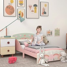 Image of Toddler Bed Frame, Kids Bedroom Furniture for Ages 3-6 Years