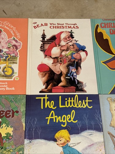 Vintage Childrens Books 1980s Lot (6) Strawberry Shortcake The Littlest Angel - Picture 5 of 14