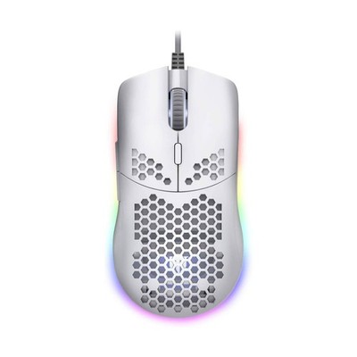 Tecware Exo Elite leichte 16000dpi RGB USB Gaming Maus weiß (TWAC-EXEWH)