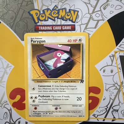 Pokémon Karte   Porygon 48/82   Team Rocket Set   Englisch Pokemon Vintage 