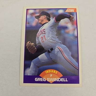GREG SWINDELL 1989 Score #282 No Copyright Promo Prototype Variation Indians
