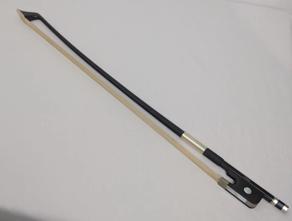 J. Remy Double Bass Bow, Deluxe Fiberglass, 1/2 Size - Image 3 of 4