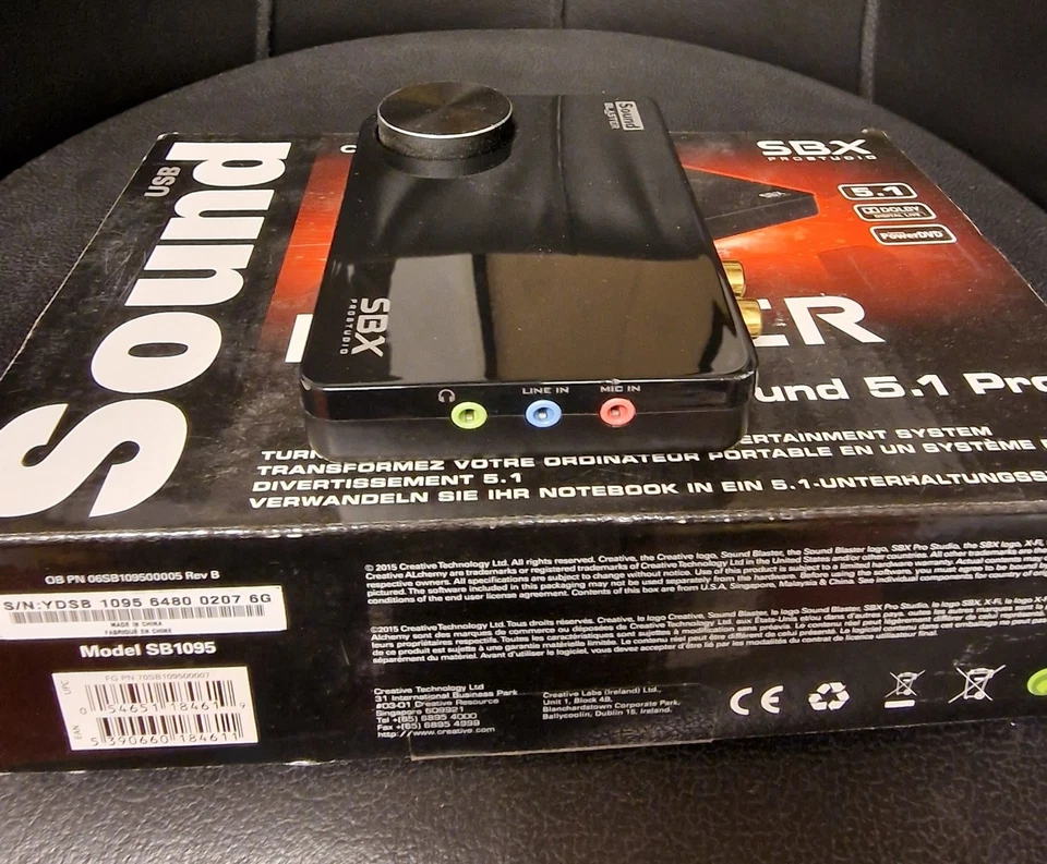 CREATIVE SOUND BLASTER X-FI SORROUND 5.1 COME NUOVA + 2 OMAGGI LEGGI DESCRIZIONE - Immagine 2 di 4