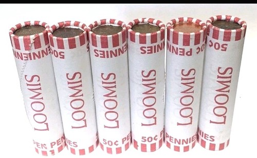 Rollos de centavos Lincoln x6 sin buscar FED sellados de cajas bancarias encontrar centavos de trigo🔥 - Imagen 3 de 3