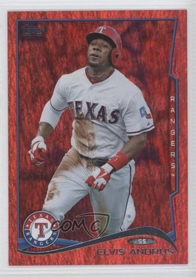 2014 Topps Red Hot Foil Elvis Andrus #324 uk2