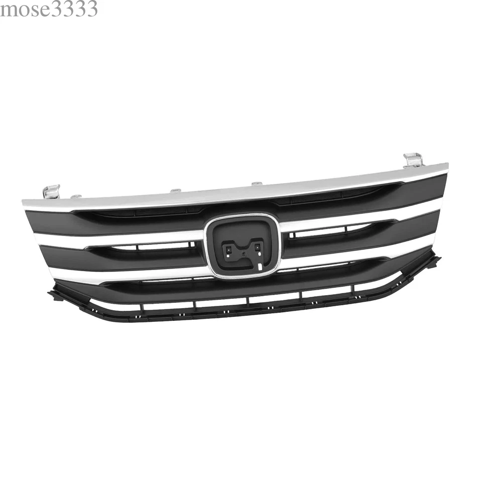 Front Black Bumper Grille Grill Chrome Molding For Honda Odyssey 2011 2012 2013 Foto 2 de 4