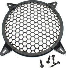FDXGYH 2 Pack 10 Inch Speaker Grill Subwoofer Waffle 10 IN, Black
