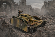 Gebautes Panzermodell - Sturmgeschütz III - 1:72 - für Sammler und Wargamer