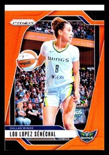 2024 Panini Prizm WNBA #121 Lou Lopez Senechal Orange Prizm /99 Dallas Wings