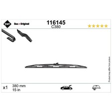 Wischblatt für Peugeot 306 7B hinten SWF 23843641