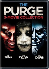 The Purge: 3-Movie Collection (DVD) Anarchy Election Year Horror Ethan Hawke
