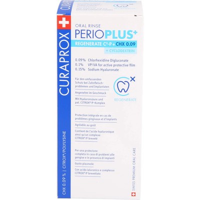 CURAPROX perio Plus+ Regenerate Mundspül.CHX 0,09% 200 ml PZN 15583875