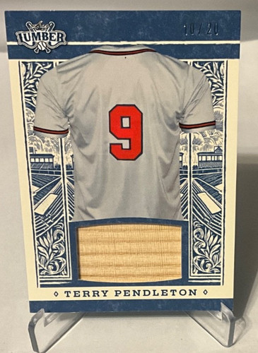 2025 Leaf Lumber - Game Used Lumber Terry Pendleton #GL-110 Dark Blue /20 (MEM)