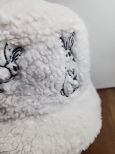 Lululemon Both Ways White Fleece Bucket Hat Rabbit Lunar New Year Size L/XL - Picture 8 of 18